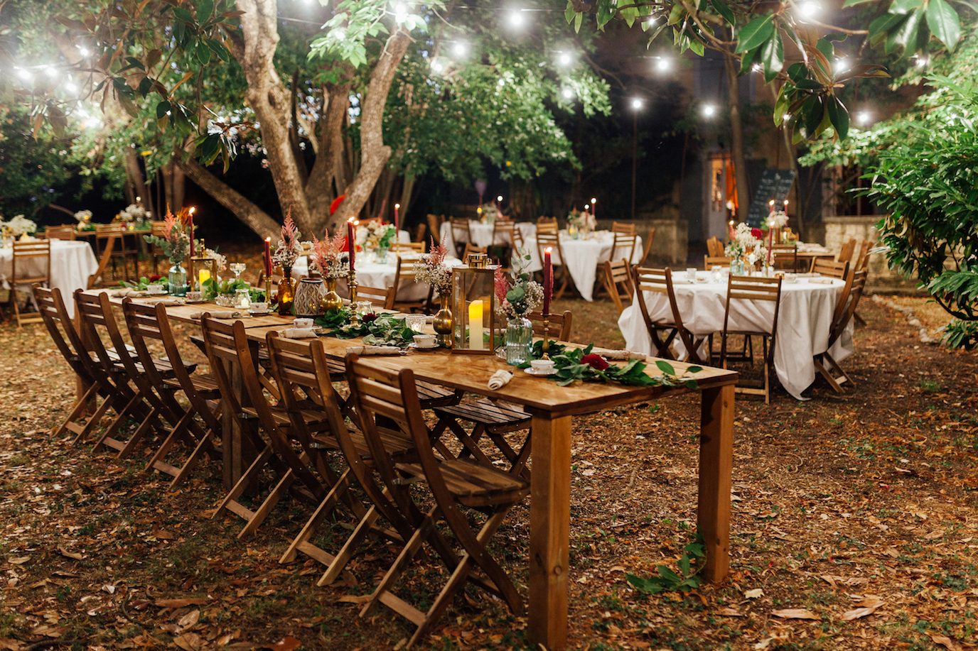 Table de réception mariage Ophélie et Laurent